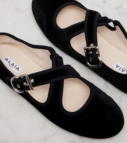 Alaïa Ballerines en velours - Alaia - Modalova
