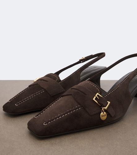 Tod's Escarpins slingback en daim - Tod's - Modalova