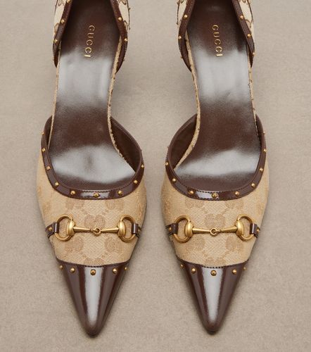 Gucci Escarpins Savoy en toile GG - Gucci - Modalova