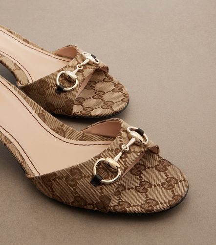 Gucci Mules Horsebit en toile GG - Gucci - Modalova