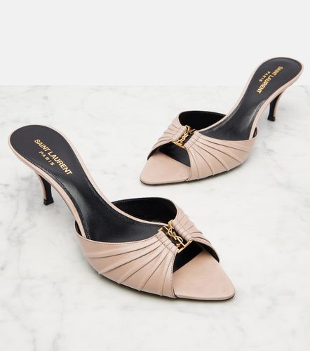 Mules Babylone 60 en cuir - Saint Laurent - Modalova