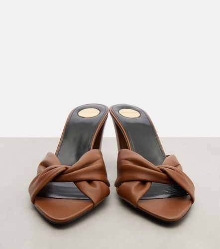 Mules Franciane en cuir - Saint Laurent - Modalova