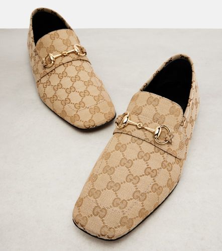 Mocassins Horsebit en toile GG - Gucci - Modalova