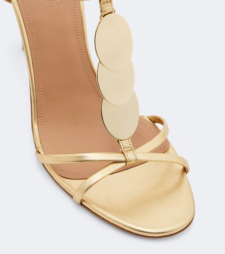 Sandales Kali en cuir métallisé à ornements - Malone Souliers - Modalova