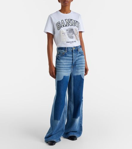 Ganni Jean ample à taille haute - Ganni - Modalova