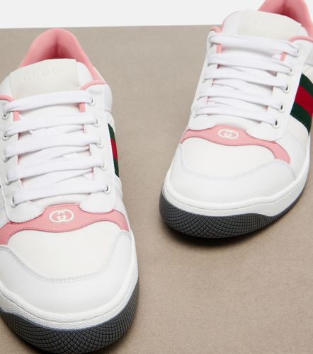 Gucci Baskets Screener en cuir - Gucci - Modalova