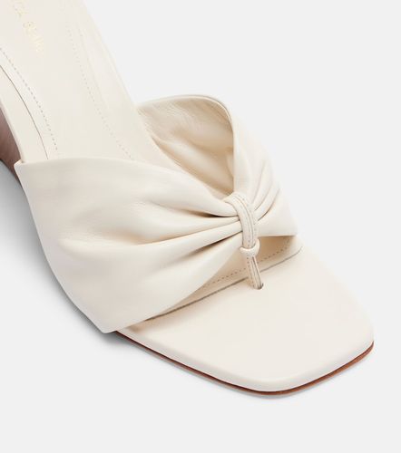 Mules compensées en cuir - Veronica Beard - Modalova