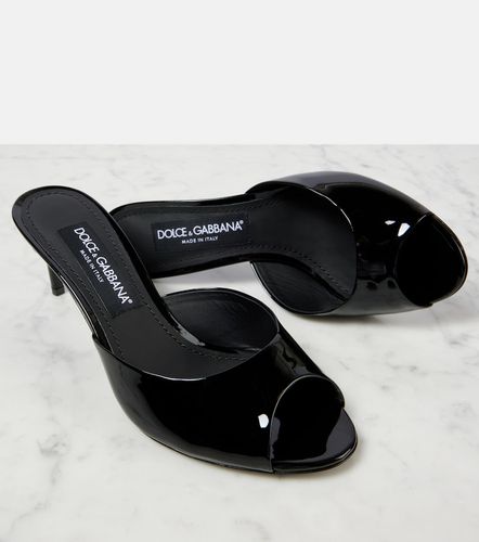 Dolce&Gabbana Mules en cuir verni - Dolce&Gabbana - Modalova