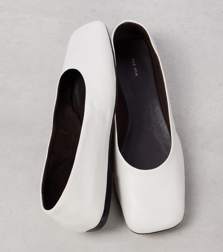 The Row Ballerines Square en cuir - The Row - Modalova