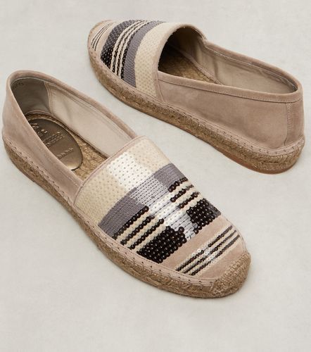 Espadrilles en daim à sequins - Brunello Cucinelli - Modalova