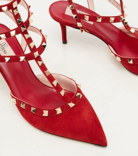 Escarpins Rockstud en daim - Valentino Garavani - Modalova
