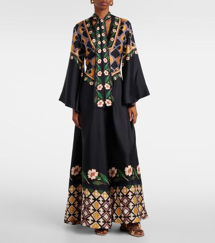 Robe longue Magnifico imprimée en soie - La DoubleJ - Modalova