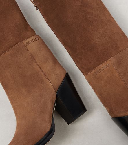 Jimmy Choo Bottes Cece 80 en daim - Jimmy Choo - Modalova