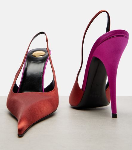 Escarpins slingback Deroche en satin - Saint Laurent - Modalova