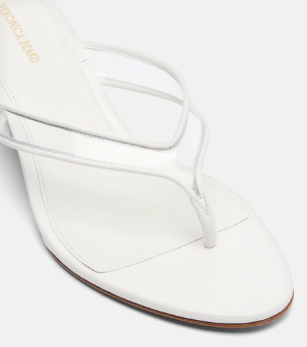 Sandales compensées Clea en cuir - Veronica Beard - Modalova