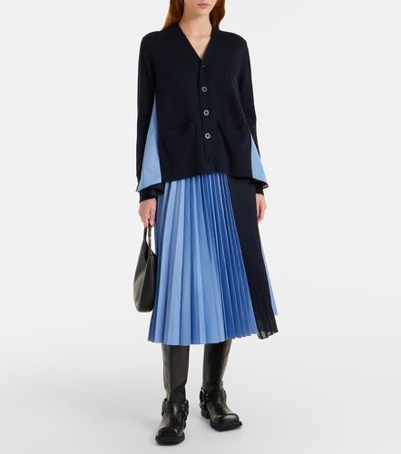 Sacai Cardigan en coton à rayures - Sacai - Modalova