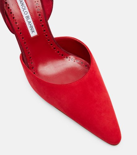 Escarpins Taylerbinu 90 en daim - Manolo Blahnik - Modalova