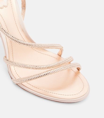 Sandales slingback Erin en satin à ornements - Rene Caovilla - Modalova
