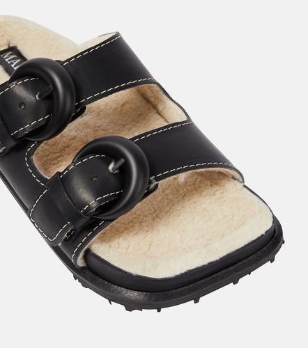 Marine Serre Mules en cuir - Marine Serre - Modalova