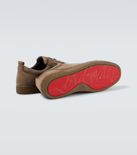 Baskets Louis Junior en daim - Christian Louboutin - Modalova