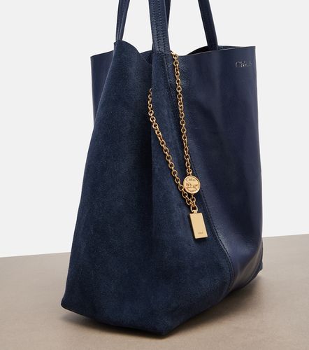 Chloé Cabas Chloé Spin en cuir et daim - Chloe - Modalova