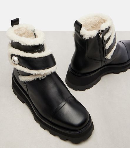 Bottines Meena en cuir et shearling - Jimmy Choo - Modalova