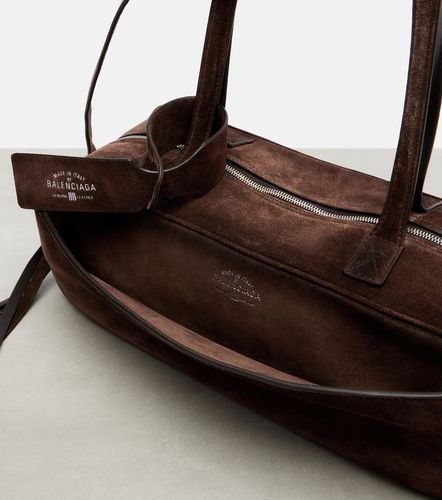 Balenciaga Sac Carrie Small en daim - Balenciaga - Modalova