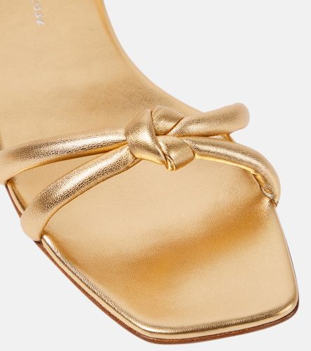 Sandales Juno 05 en cuir métallisé - Gianvito Rossi - Modalova
