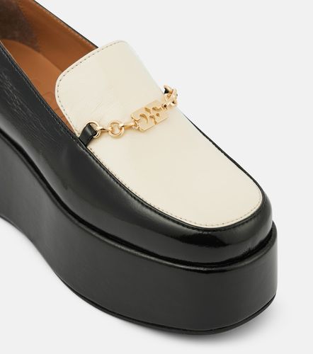 Mocassins à plateforme en cuir synthétique - Ganni - Modalova