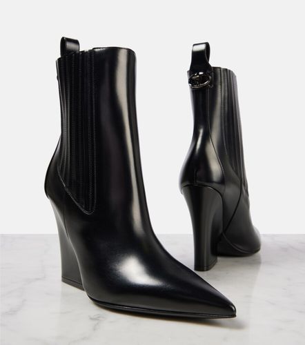 Bottines VLogo Lockette en cuir - Valentino Garavani - Modalova