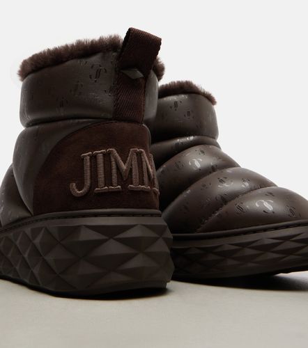 Bottines après-ski Xan en cuir et shearling - Jimmy Choo - Modalova