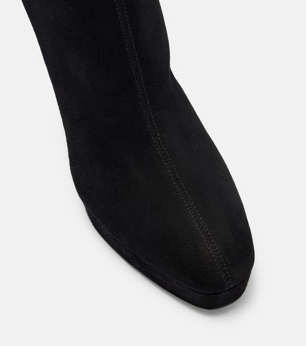 Bottines Martine à plateau en daim - Aquazzura - Modalova