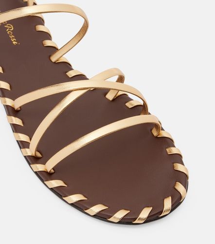 Sandales en cuir métallisé - Gianvito Rossi - Modalova