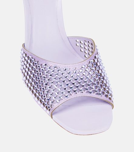 Mules en cuir à ornements - Rene Caovilla - Modalova