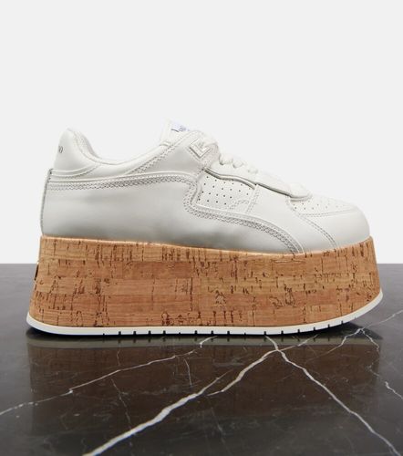 Baskets Freedots XL à plateforme en cuir - Valentino Garavani - Modalova