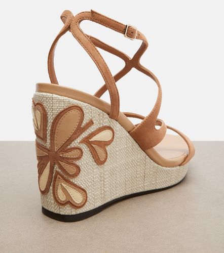 Espadrilles compensées Ayla en cuir - Jimmy Choo - Modalova