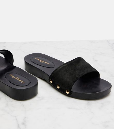 Mules Riviera en daim - Gianvito Rossi - Modalova