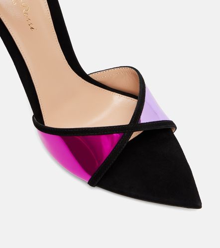 Sandales Confetti en cuir et daim - Gianvito Rossi - Modalova