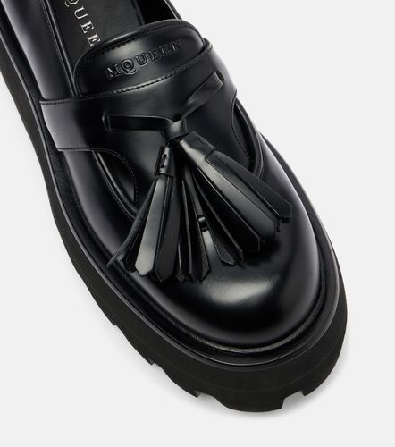 Mocassins Sofa à plateforme en cuir - McQueen - Modalova
