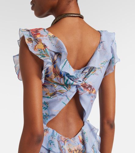 Etro Robe imprimée à volants - Etro - Modalova
