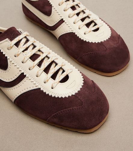 Baskets en daim et cuir - Dries Van Noten - Modalova