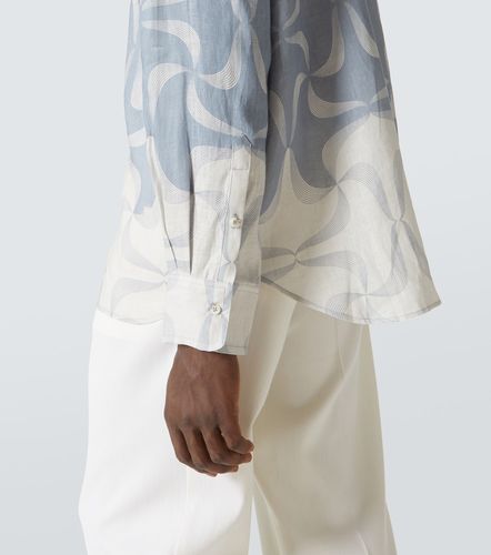 Chemise Mantra en lin à imprimé - Commas - Modalova