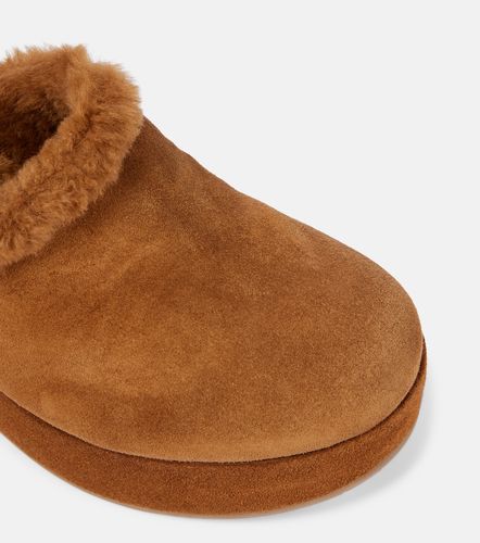 Mules Lyss 55 en daim à plateforme - Gianvito Rossi - Modalova
