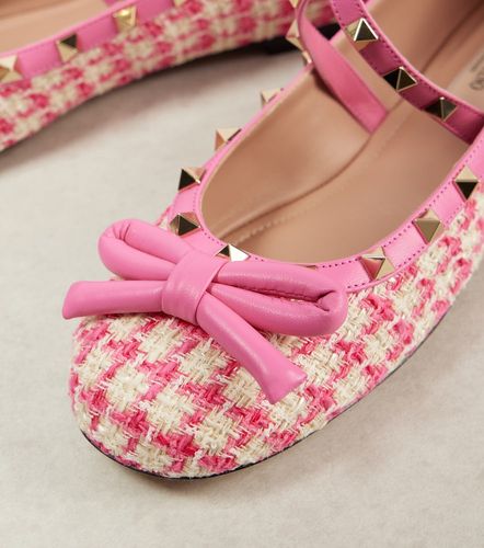 Ballerines Rockstud en tweed - Valentino Garavani - Modalova