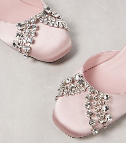 Escarpins Verity 45 en satin à ornements - Jimmy Choo - Modalova