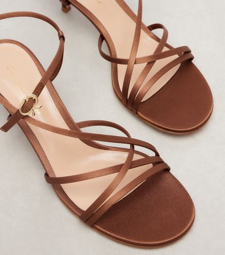 Gianvito Rossi Sandales en satin - Gianvito Rossi - Modalova