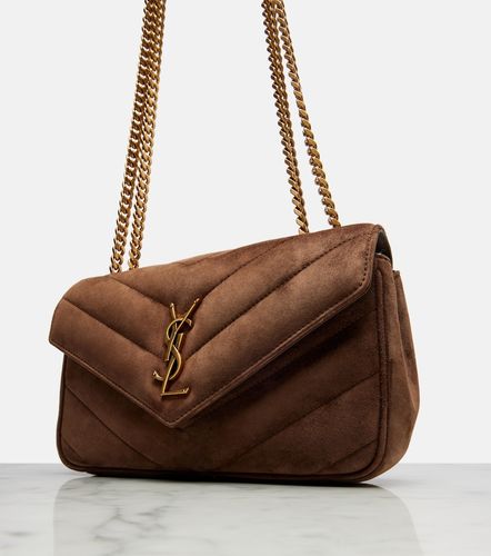 Sac Loulou Small en daim matelassé - Saint Laurent - Modalova