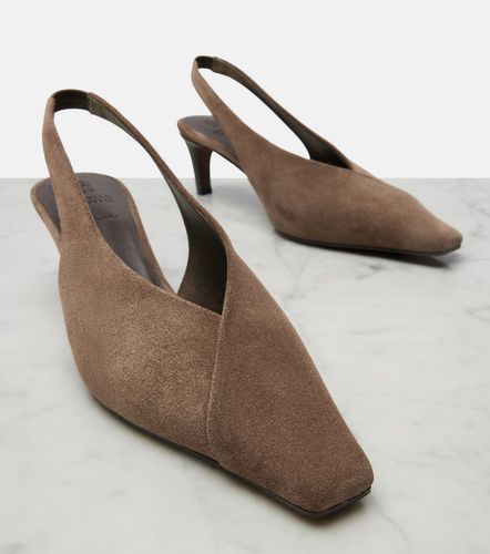 Escarpins slingback Monili en daim - Brunello Cucinelli - Modalova