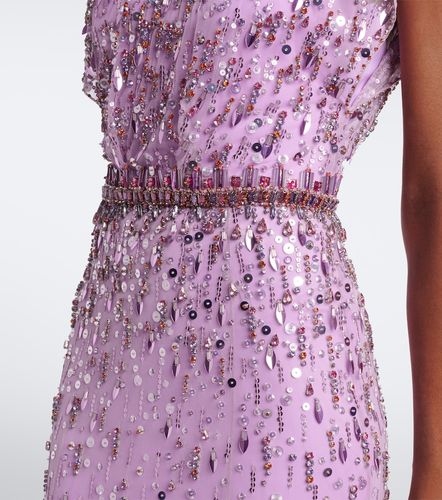 Robe longue Lauretta en tulle à sequins - Jenny Packham - Modalova