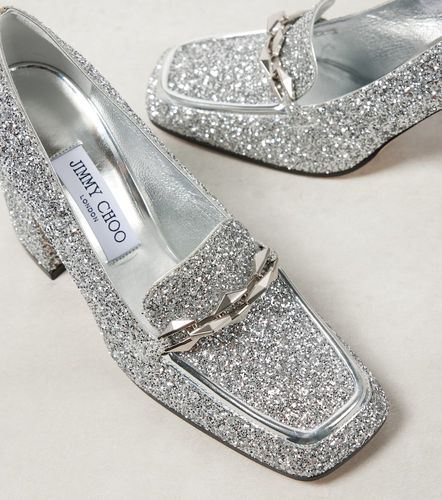 Mocassins Diamond Tilda 85 à paillettes - Jimmy Choo - Modalova